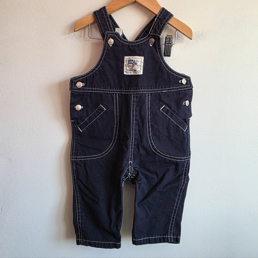 Cherokee Baby Vintage Cotton Overalls 6M